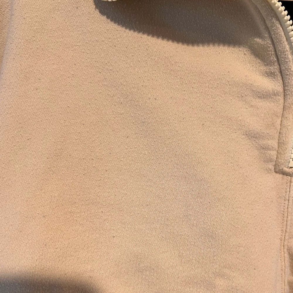 Aerie Yellow Quarter-Zip Cropped collared Sweatshirt - Picture 4 of 4